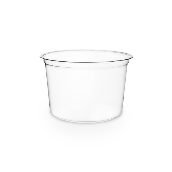 CF-DC-16 Vegware™ Compostable Clear Round Deli Containers (16-oz) 